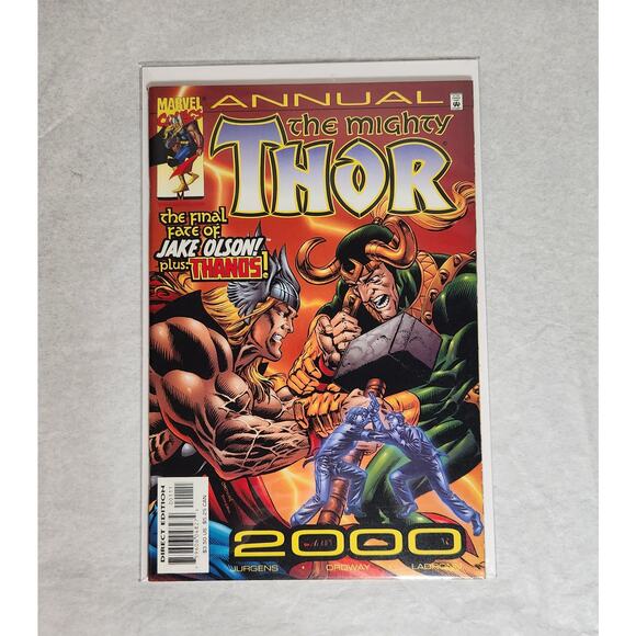 Marvel Comics Annual The Mighty Thor 2000 & 2001 Comic Book Lot VG+ Pre-owned - Picture 2 of 4